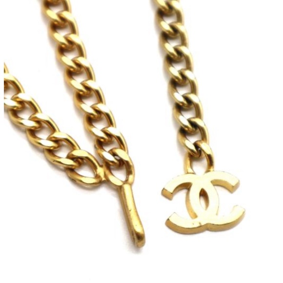 Chanel Gold and Pearl Large Double Chain Two Way Belt & Necklace - Picture 7 of 10